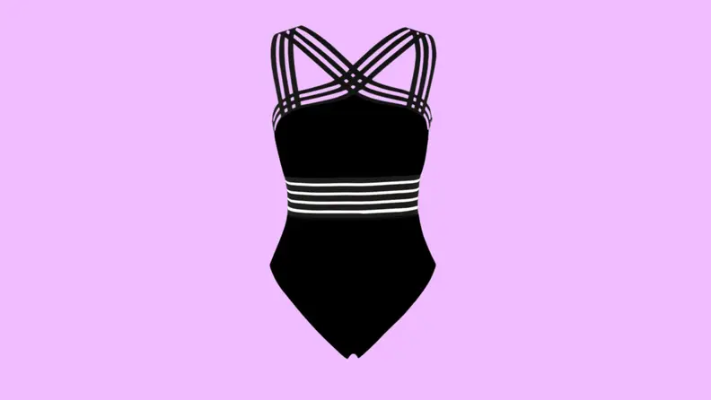 black monokini