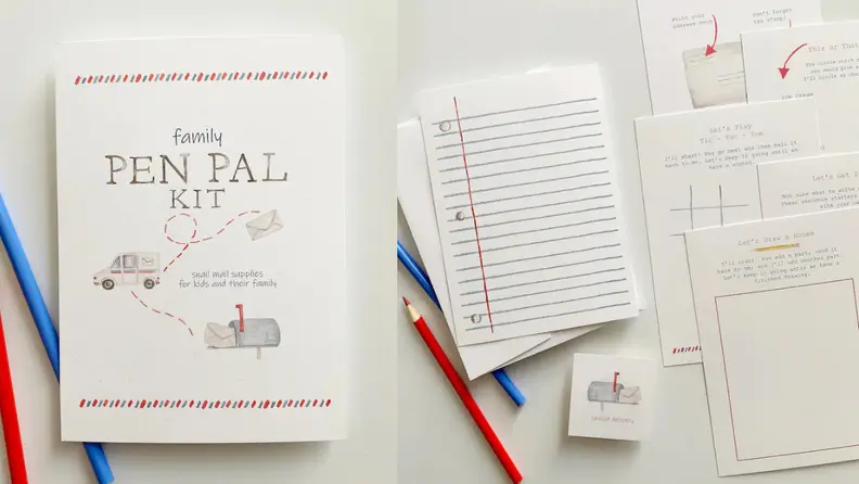 This stationary kit is perfect for kids who want to write to older siblings.