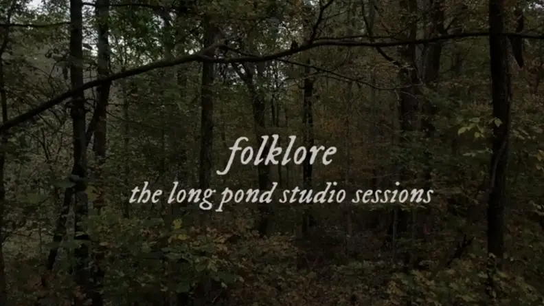 A title card from the film Folklore: The Long Pond Sessions
