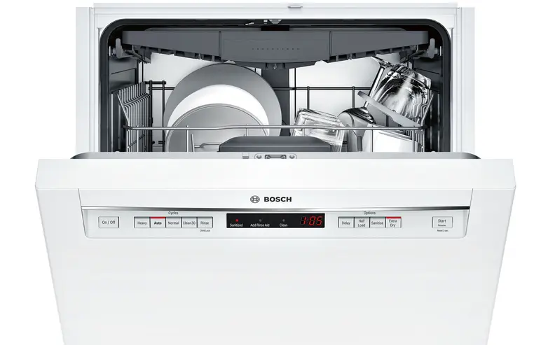 The Bsoch SHE863F2N dishwasher on a white background.