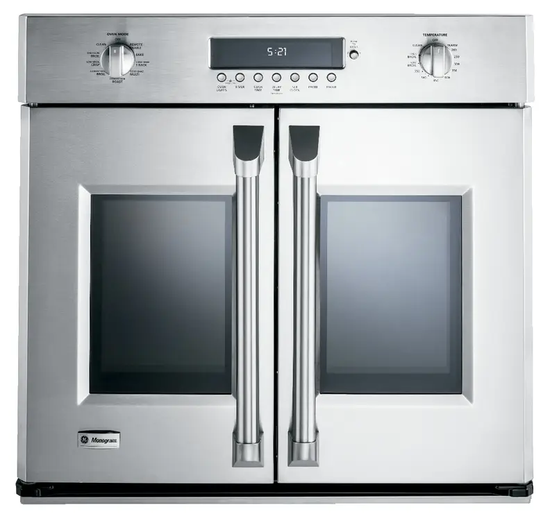 The GE Monogram ZET1FHSS French door wall oven