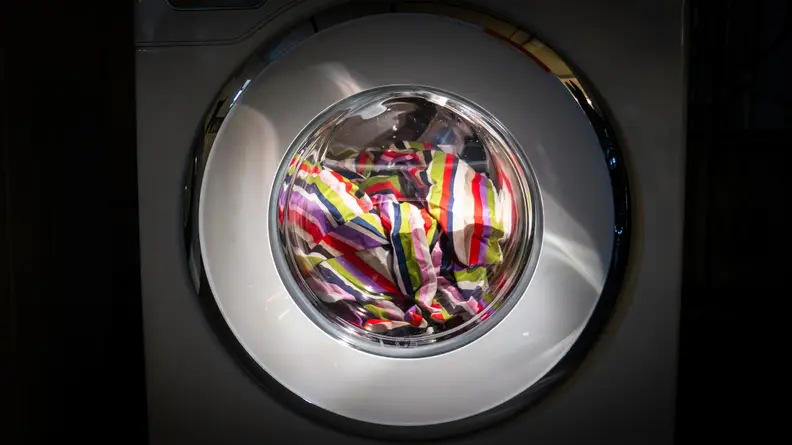 A shot of the W1 in the dark, illuminated only by its internal LED.