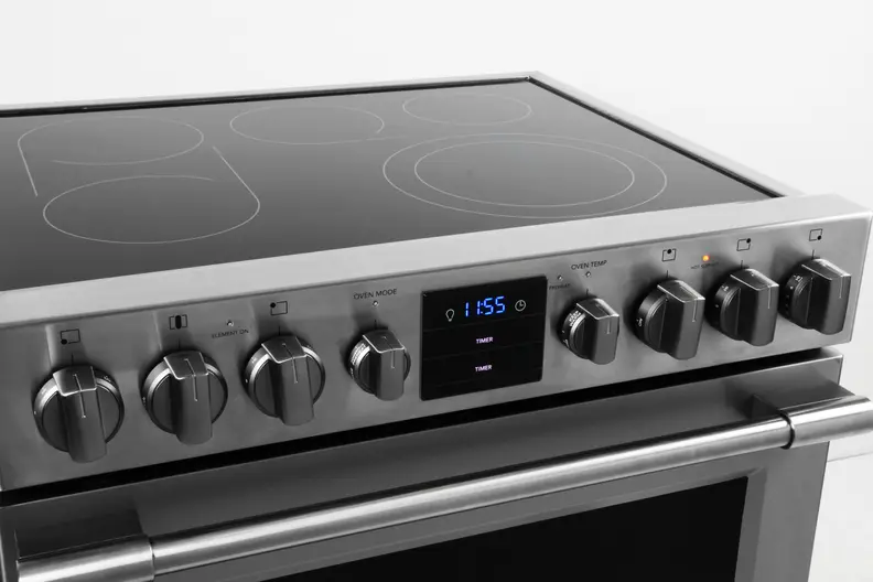 Rangetop and oven controls