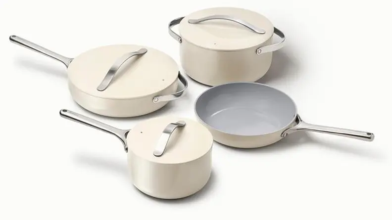 The Caraway Cookware Set.