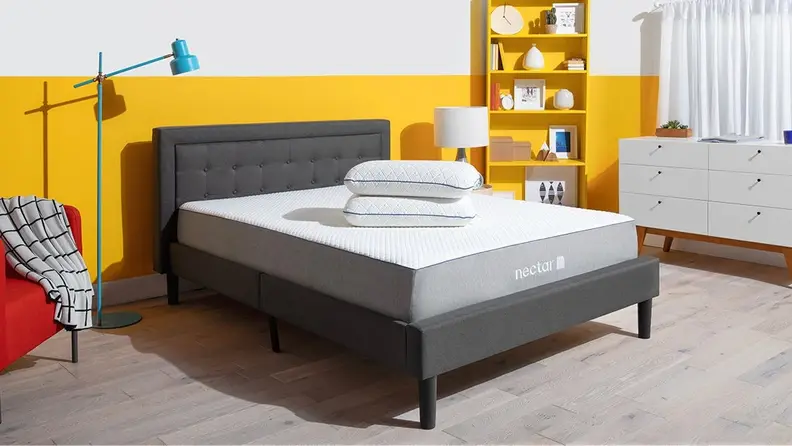 This headboard and bed frame combo is surprisingly affordable.
