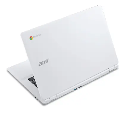 This is an example of an Acer Chromebook. It is light and affordable.