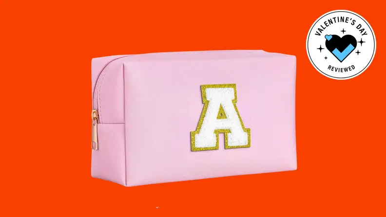TopEaster Personalized Initial Make-Up Bag