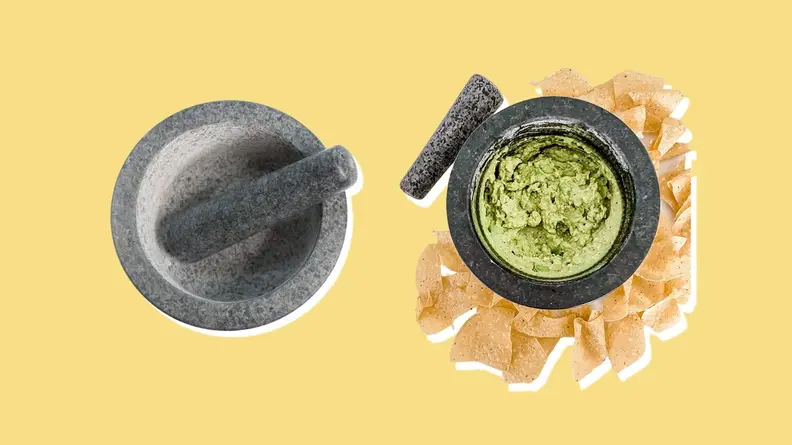 Product shot of the Frieling Cilio Goliath mortar and pestle.