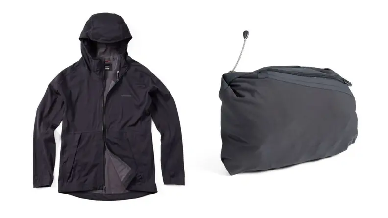 Black Merrell Whisper Rain Jacket