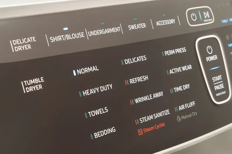 The FlexDry has more than a dozen cycles