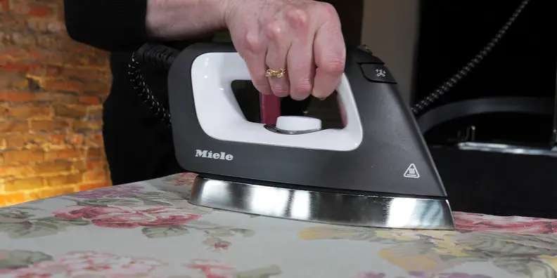 The iron glides effortlessly