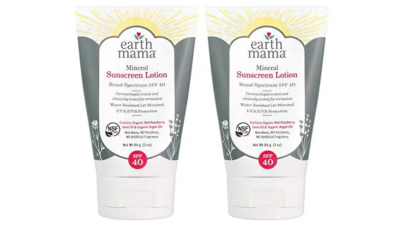 two tubes of sunscreen