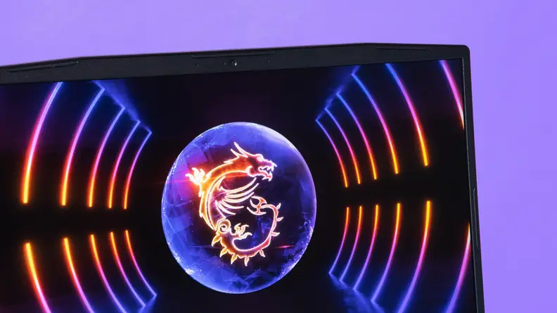 The monitor of the MSI Katana 15.