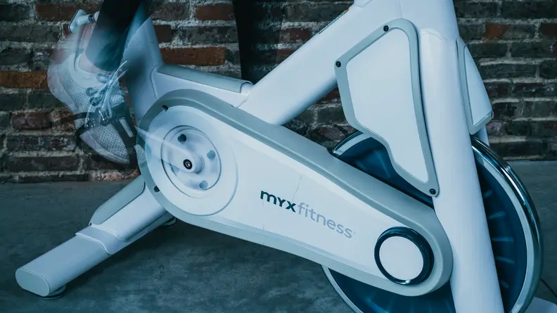 pedals in motion on myx bike