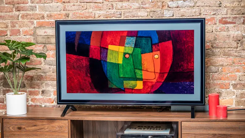 The LG A1 OLED TV displaying 4K content in a living room setting