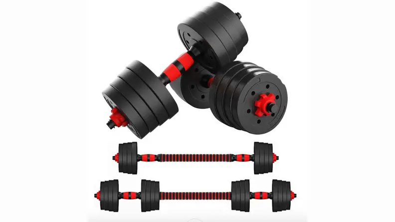 Dumbbells.