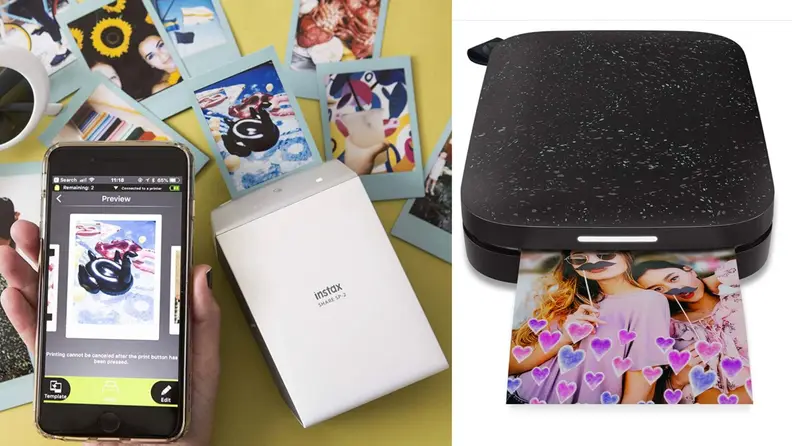 HP Sprocket and FujiFilm portable printers
