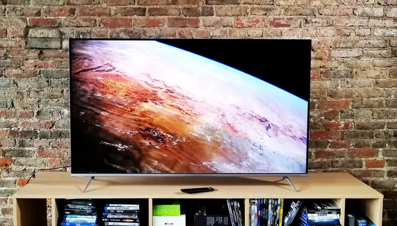 Make sure your surface is wide enough for the TV stand.