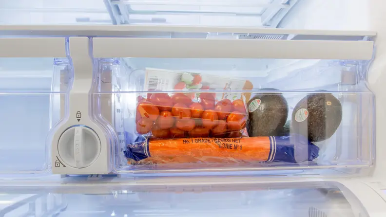 Samsung rf263BEAESG crisper drawers