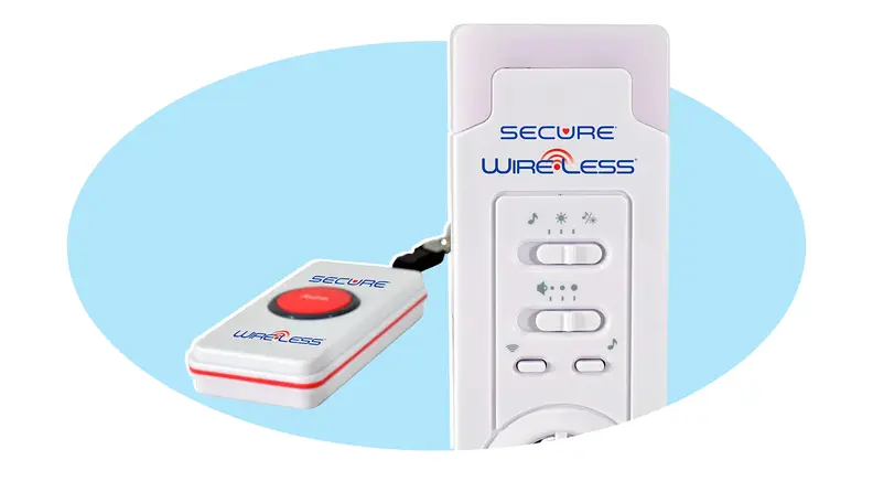 Product shot of the  Slimline Pager system.