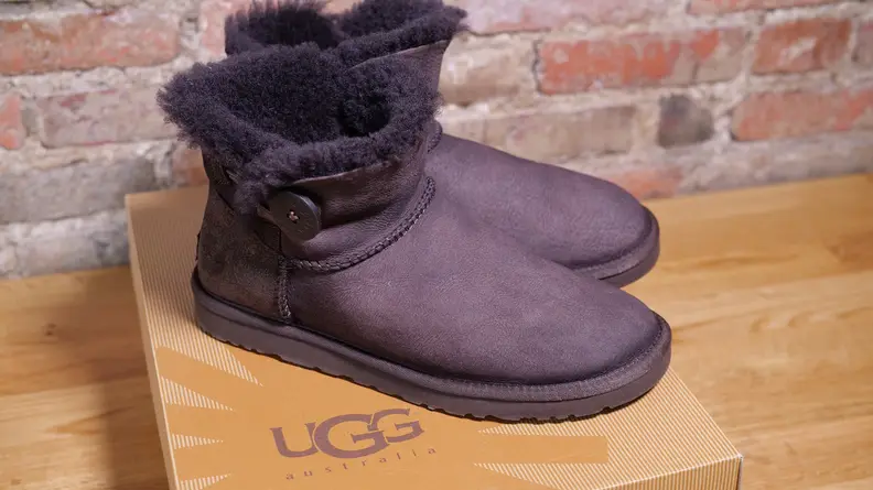 Après le lavage, les Uggs avaient l'air pratiquement neuves