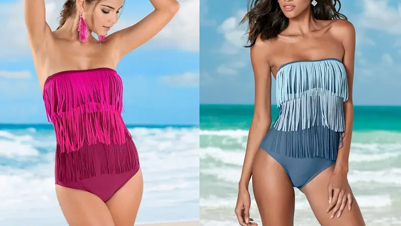 Venus Slimming Fringe one-piece swimsuit