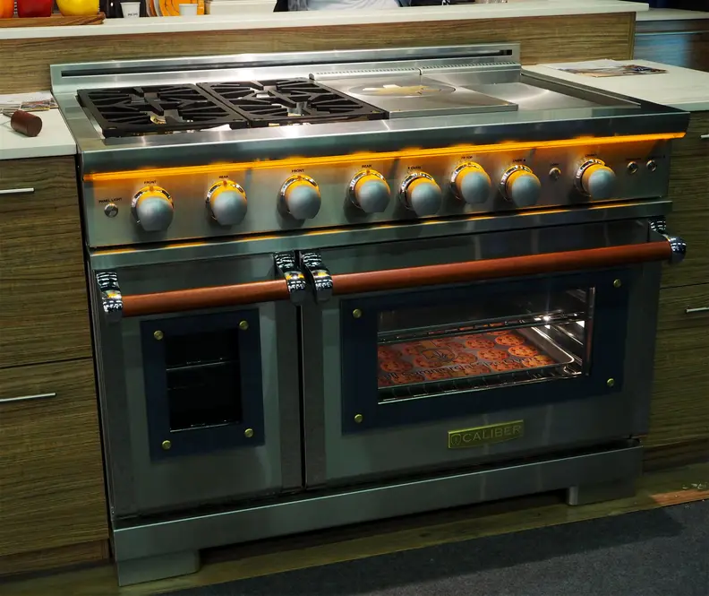 Caliber dual-oven range