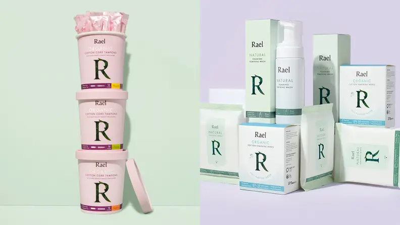 The Rael Organic Cotton Tampons and line of menstrual products.