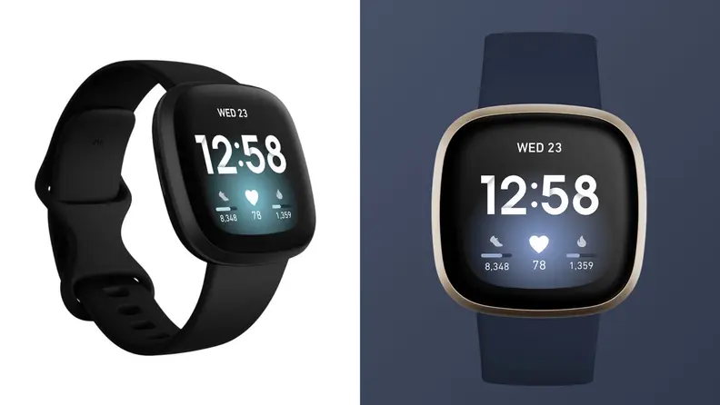 Close up of Fitbit Versa 3.