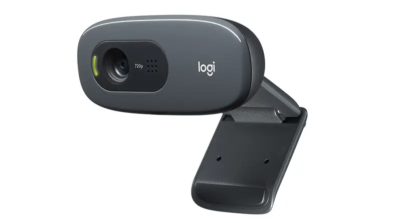 A stock image of the Logitech C270 webcam