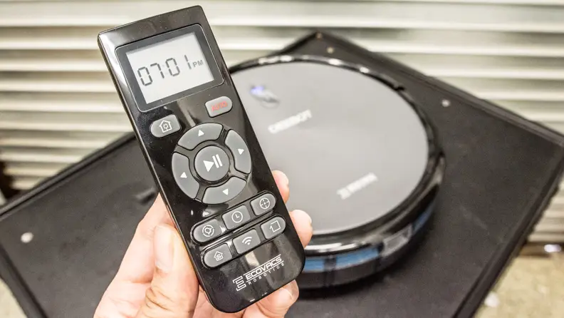 If you're not into using your smart phone to control your robot vacuum, there's an included remote.