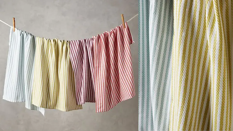 Best kictchen gifts of 2018: Baker Stripe Dish Towels
