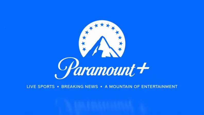 The blue Paramount+ logo.