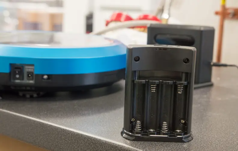 Although the SmartClean is one of the most affordable robot vacuum that includes a virtual wall, you'll still need four AA batteries to make it work.