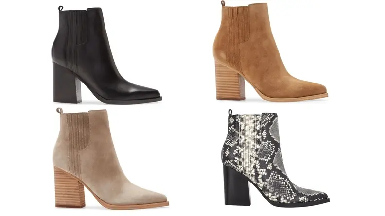 Pointed-Toe Booties