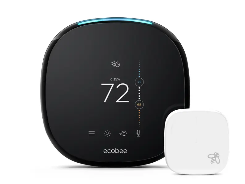 The Ecobee4 smart thermostat with Alexa