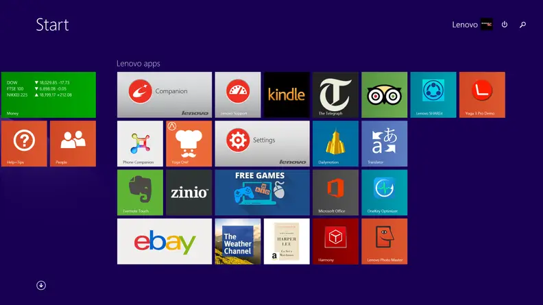 The Yoga Pro 3 comes with plenty of pre-installed apps—some good, and some bad.