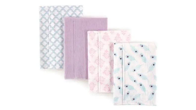 Hudson Baby Flannel Burp Cloths