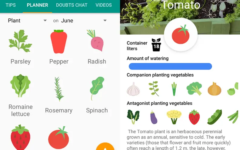 Vegetable Pot Garden App