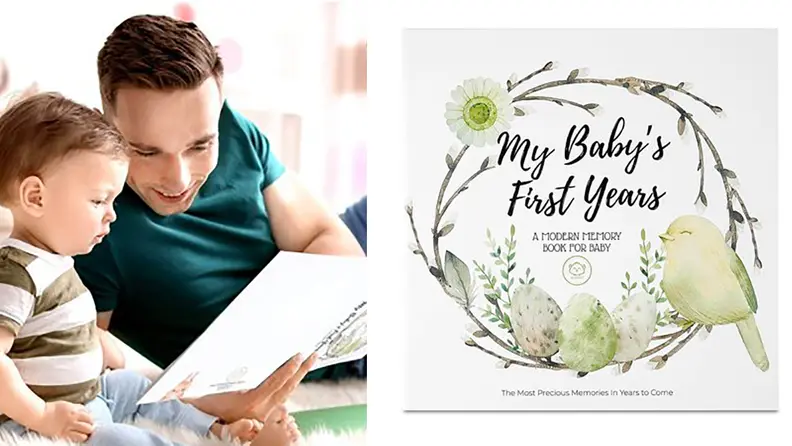 Baby First 5 Years Memory Book Journal