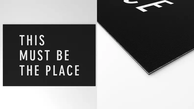This Must Be The Place Door Mat