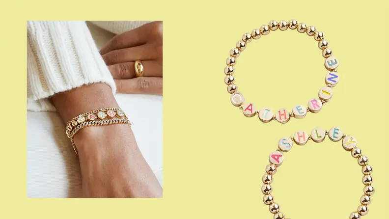 Best Jewelry for Moms: Baublebar Custom disc Pisa bracelet