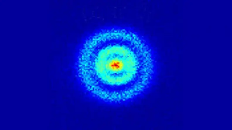 The wave function of a hydrogen atom