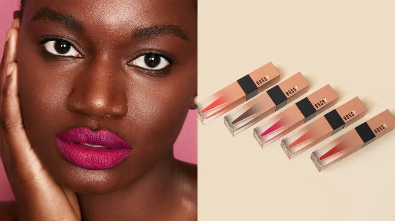 The Power Woman Essentials Liquid Lipsticks from Bossy Cosmetics.