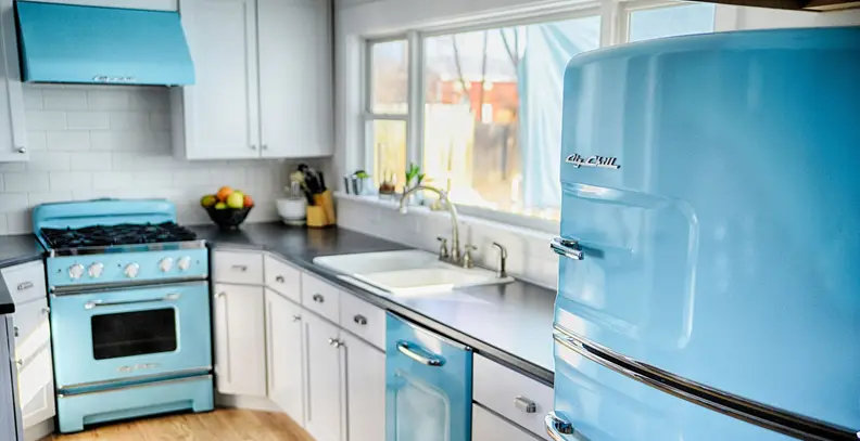 Companies like Big Chill are making a pretty big splash with high-end retro appliances.