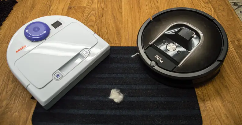 When it came down to getting pet hair, the Botvac won every time.