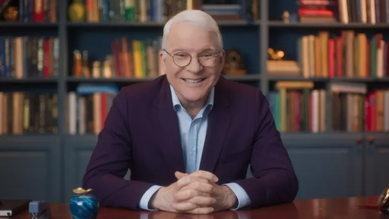Steve Martin pictured in MasterClass.