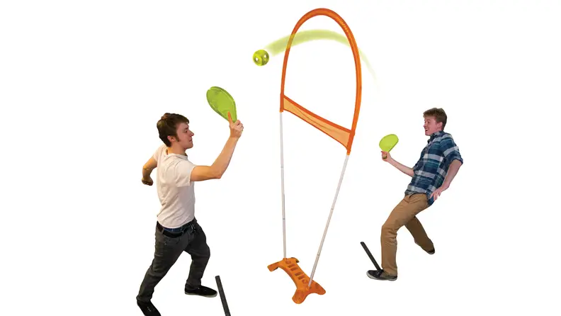 Tower Tennis game with two players.