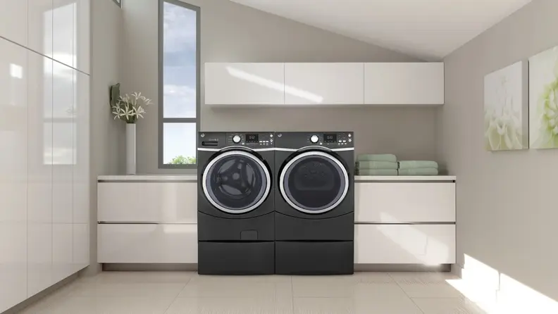 After a week of testing, we think the GE GFW450SPMDG is a family friendly washer.
