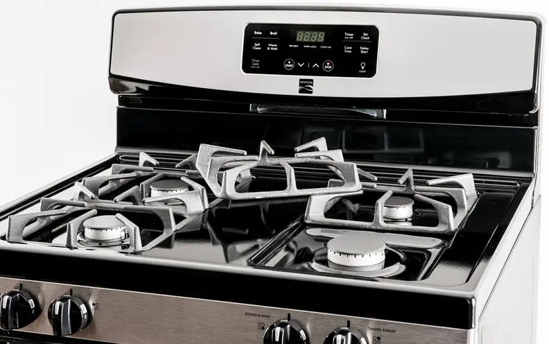 Kenmore 74033 Cooktop with grates removed